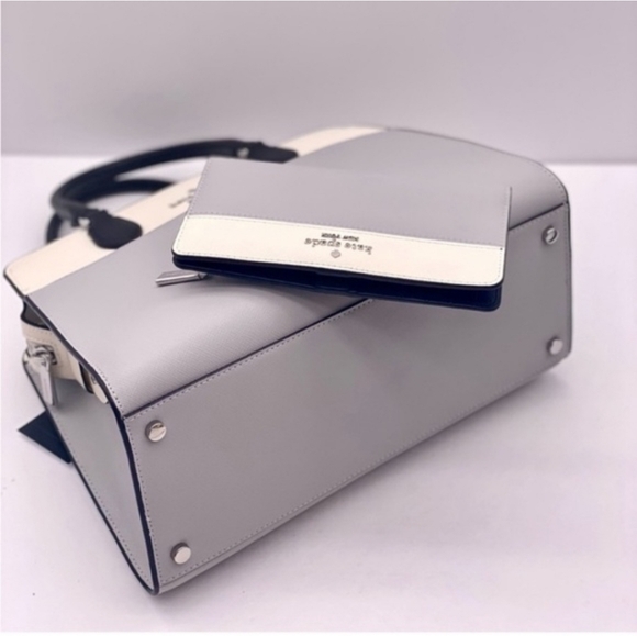 NWT Kate Spade Madison Colorblock Medium Satchel and Matching Wallet Set - Picture 7 of 10